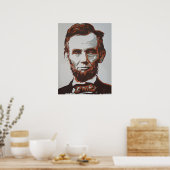 Abraham Lincoln Poster, deze is een houder Poster (Keuken)