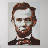 Abraham Lincoln Poster, deze is een houder Poster (Voorkant)
