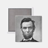 Abraham Lincoln - President Magneet (Voorkant / Achterkant)