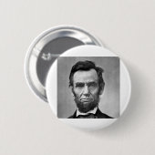 Abraham Lincoln - President Ronde Button 5,7 Cm (Voorkant /achterkant)
