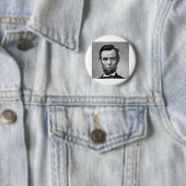 Abraham Lincoln - President Ronde Button 5,7 Cm (In situ)