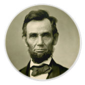 Abraham Lincoln president vs. Keramische Knop (Voorkant)