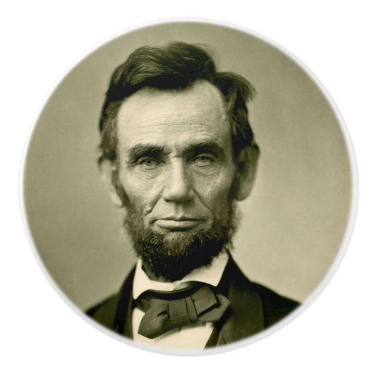 Abraham Lincoln president vs. Keramische Knop (Voorkant)