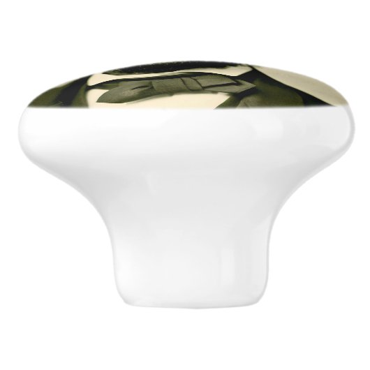 Abraham Lincoln president vs. Keramische Knop (Zijkant)