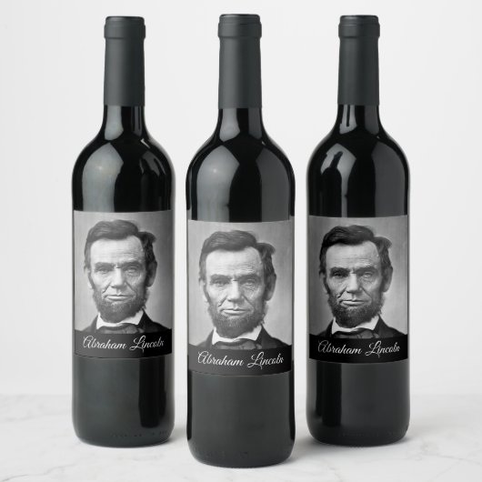 Abraham Lincoln - President Wijn Etiket (Flessen)