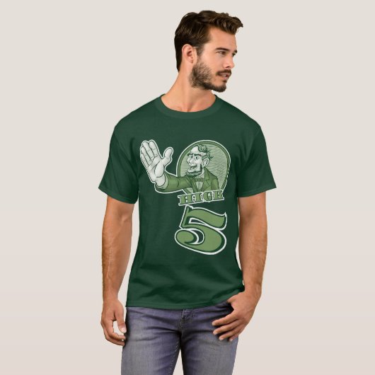 Abraham Lincoln Presidential High Five T-shirt (Voorkant volledig)