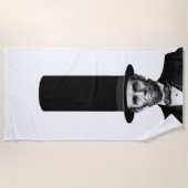 Abraham Lincoln Presidentiële Modeverklaring Strandlaken (Voorkant)