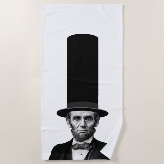 Abraham Lincoln Presidentiële Modeverklaring Strandlaken (Voorkant)