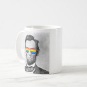 Abraham Lincoln Pride Koffiemok (Voorkant links)