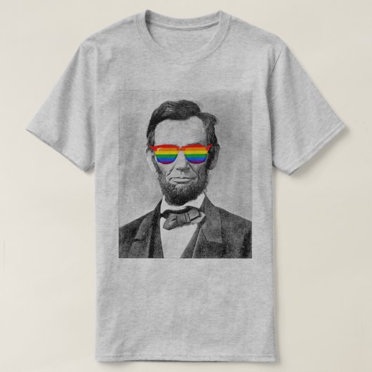 Abraham Lincoln Pride T-shirt (Design voorkant)
