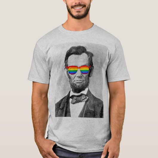 Abraham Lincoln Pride T-shirt (Voorkant)