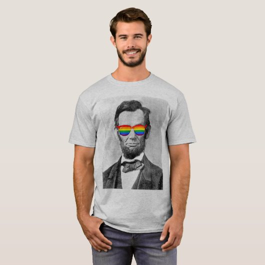 Abraham Lincoln Pride T-shirt (Voorkant volledig)