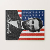 Abraham Lincoln Puzzle Legpuzzel (Horizontaal)