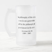Abraham Lincoln Quote 11a Matglas Bierpul (Links)