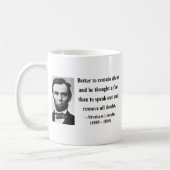 Abraham Lincoln Quote 15b Koffiemok (Links)