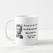 Abraham Lincoln Quote 16b Koffiemok (Links)