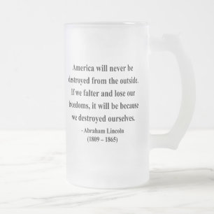 Abraham Lincoln Quote 1a Matglas Bierpul