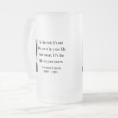 Abraham Lincoln Quote 2b Matglas Bierpul (Voorkant links)