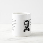 Abraham Lincoln Quote 5b Koffiemok (Center)