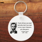 Abraham Lincoln Quote 6b Sleutelhanger (Voorkant)