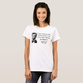 Abraham Lincoln Quote 6b T-shirt (Voorkant volledig)