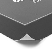 Abraham Lincoln Quote - Adres Gettysburg Poster (Hoek)