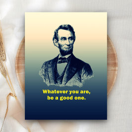 Abraham Lincoln Quote Briefkaart