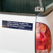 Abraham Lincoln Quote Bumpersticker (Op Truck)