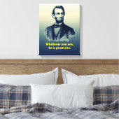 Abraham Lincoln Quote Canvas Afdruk (Insitu (Slaapkamer))