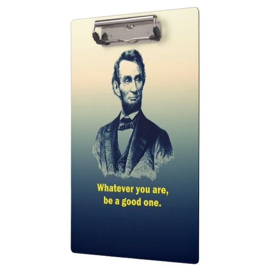 Abraham Lincoln Quote Klembord (Links)
