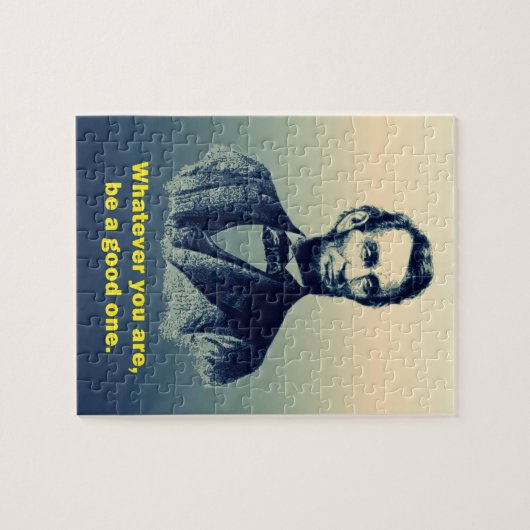 Abraham Lincoln Quote Legpuzzel (Horizontaal)