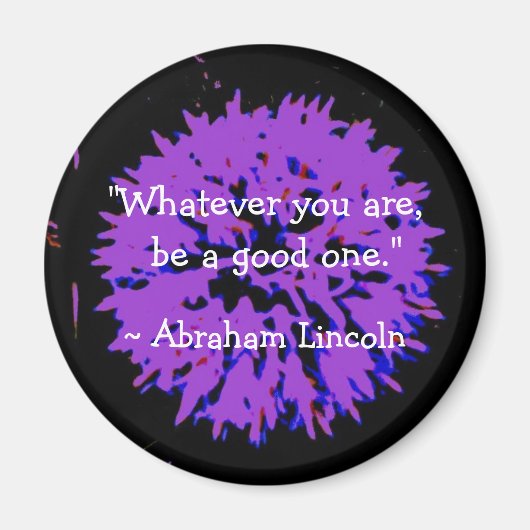 Abraham Lincoln Quote Magneet (Voorkant)