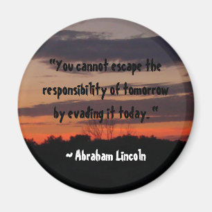 Abraham Lincoln Quote Magneet
