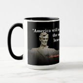Abraham Lincoln Quote over de vernietiging van Ame Mok (Links)