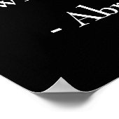 Abraham Lincoln Quote Poster (Hoek)