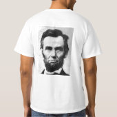 Abraham Lincoln Quote T-shirt (Achterkant)