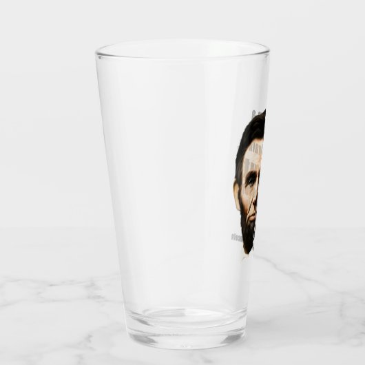Abraham lincoln Quotes Glass cup Glas (Rechts)