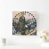 Abraham Lincoln Recites the Gettysburg Address Vierkante Klok (Huis)