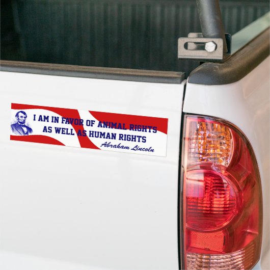 Abraham Lincoln Red White Blue Bumperstickers (Op Truck)