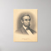 Abraham Lincoln, ‘Redder van zijn land’ Canvas Afdruk (Voorkant)