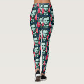 Abraham Lincoln - Retro Leggings (Achterkant)