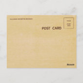 Abraham Lincoln Retro Pop Art Briefkaart (Achterkant)