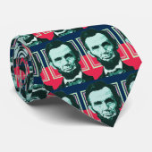 Abraham Lincoln - Retro Stropdas (Opgerold)