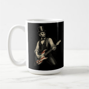 Abraham Lincoln Rock Gitaar Amerikaanse Vlag Koffiemok