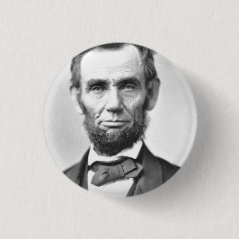 Abraham Lincoln Ronde Button 3,2 Cm