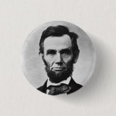 ABRAHAM LINCOLN RONDE BUTTON 3,2 CM (Voorkant)