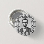 Abraham Lincoln Ronde Button 3,2 Cm (Voorkant /achterkant)