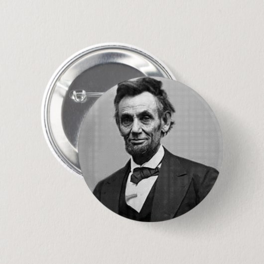 Abraham Lincoln Ronde Button 5,7 Cm (Voorkant /achterkant)