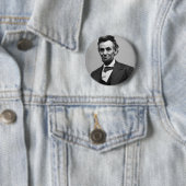 Abraham Lincoln Ronde Button 5,7 Cm (In situ)