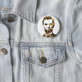 Abraham Lincoln Ronde Button 5,7 Cm (In situ)